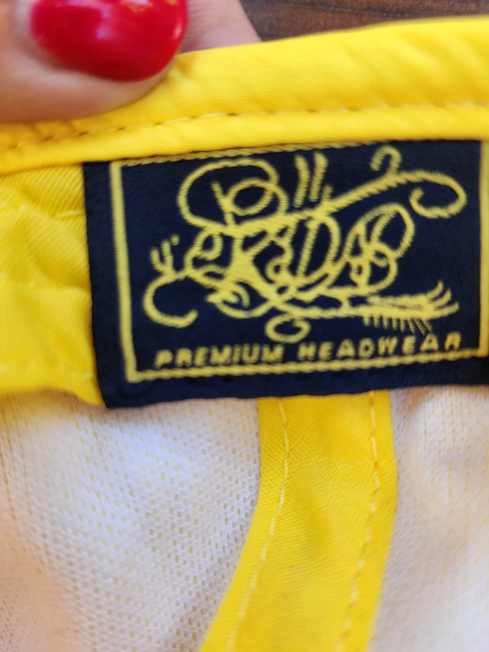 Psycho Bunny Sunburst Yellow Classic Baseball Cap Embroidered Logo Adjustable